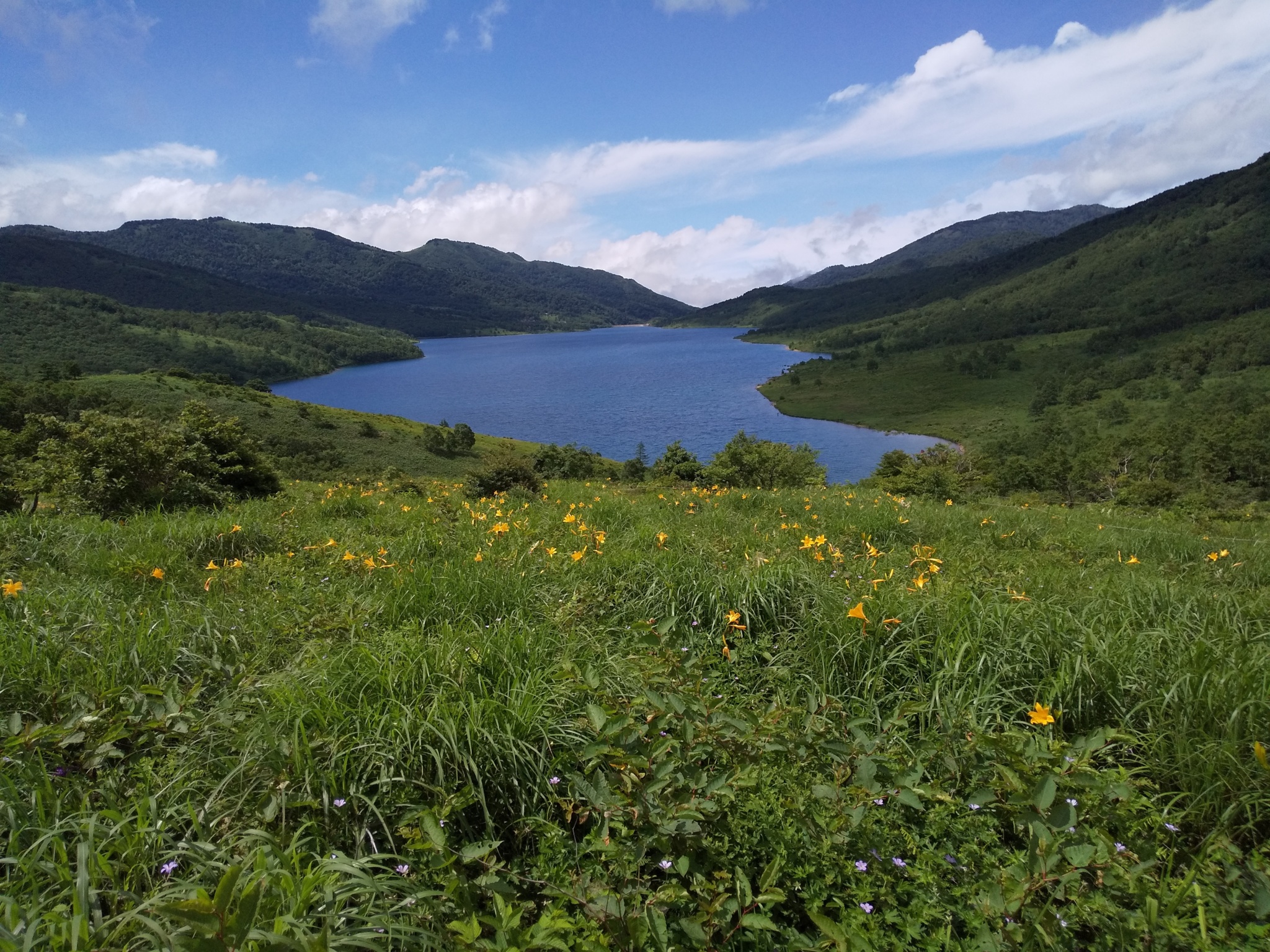 野反湖 八間山